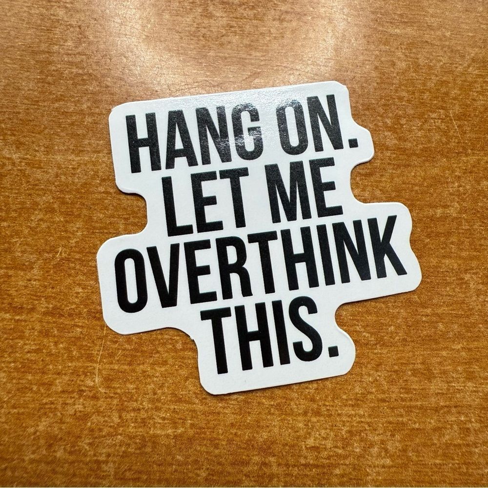 Motivational Black and White Sticker‎